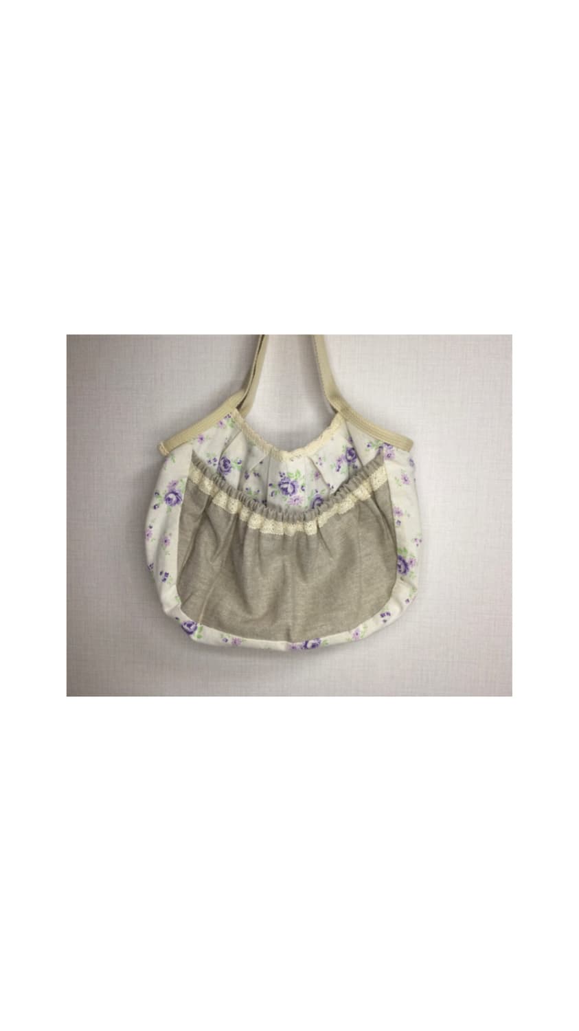 빈티지 플라워 모리걸 리버시블 토트백 상품이미지2