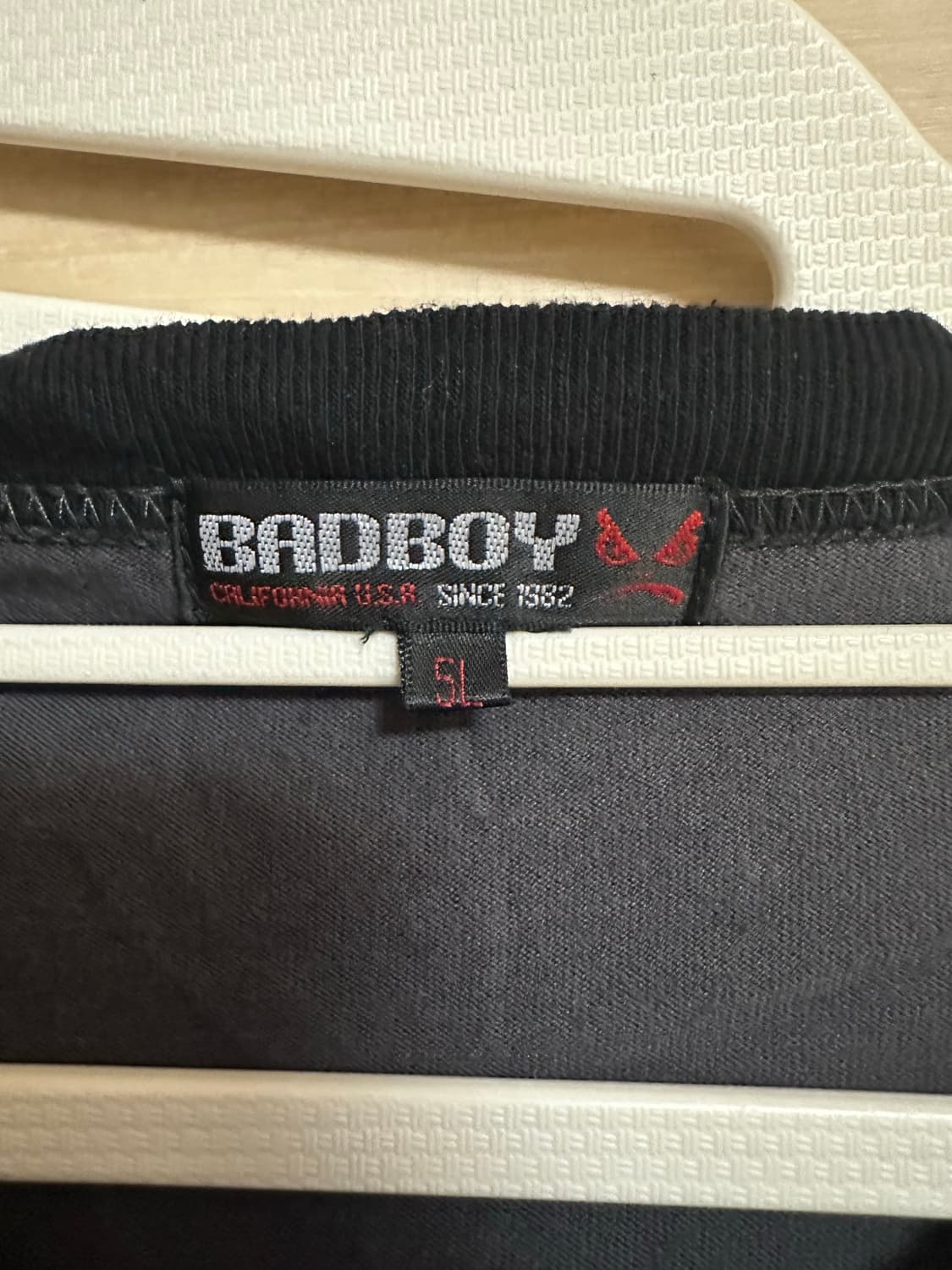 BADBOY 배드보이 y2k 펑크 자수프린팅 롱슬리브 5L 상품이미지3