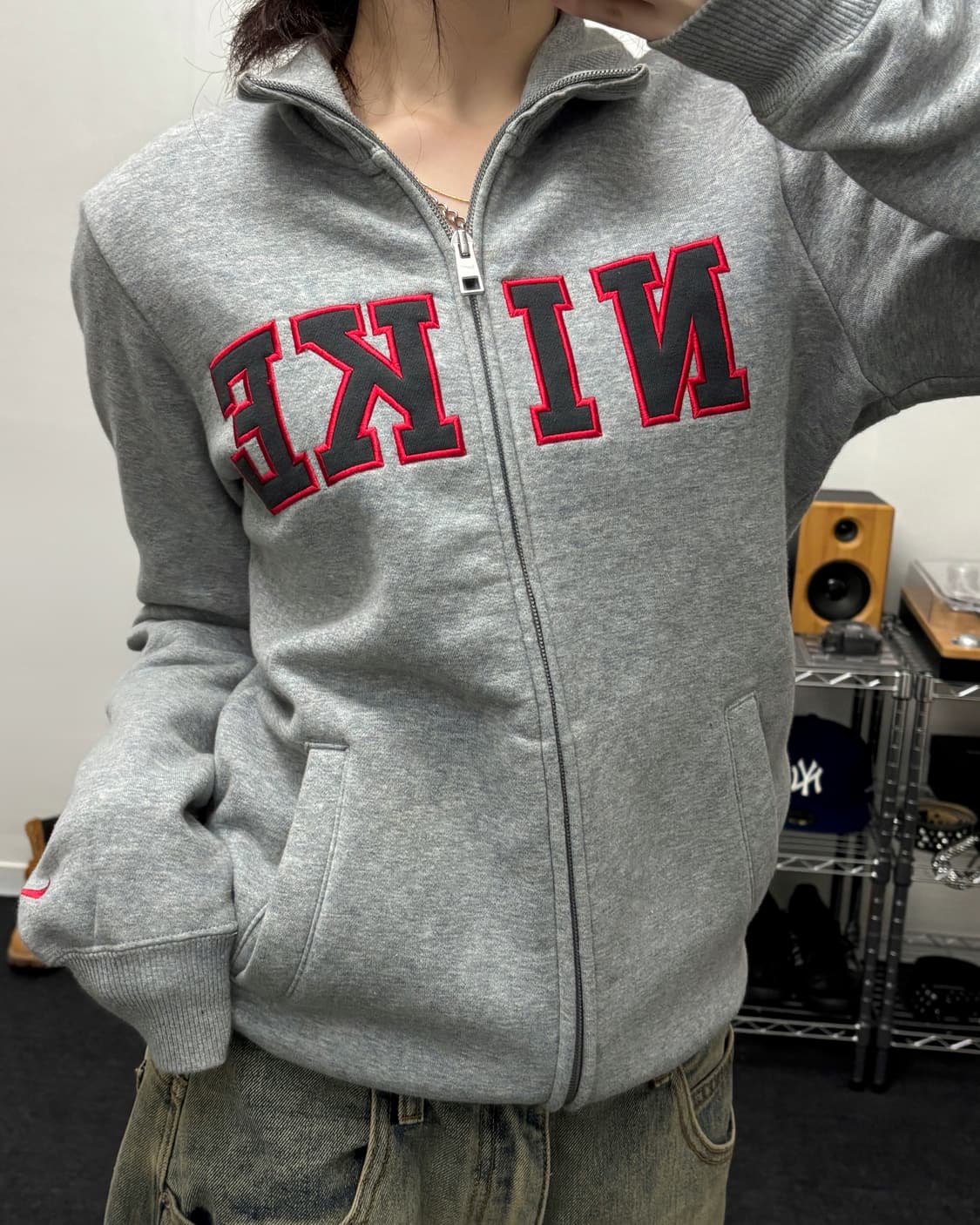 나이키 00s 스펠로고 스웻 트랙탑 상품이미지3