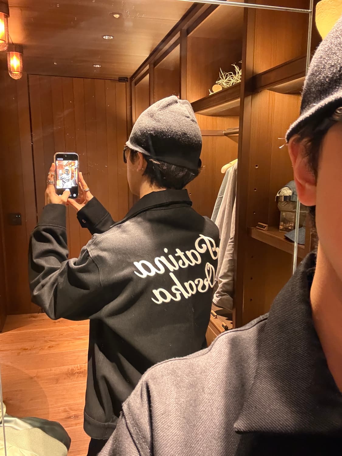 X patina graphic cotton work jacket 상품이미지2