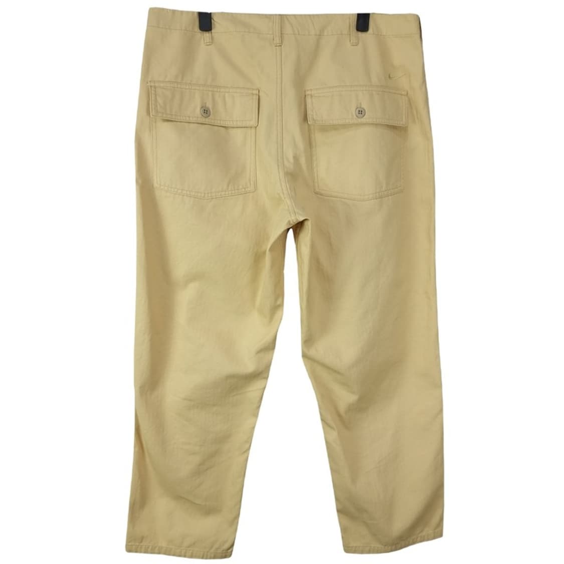 [나이키] 스우시 자수 코튼 테이퍼드 퍼티그 팬츠 베이지 M19137 상품이미지3