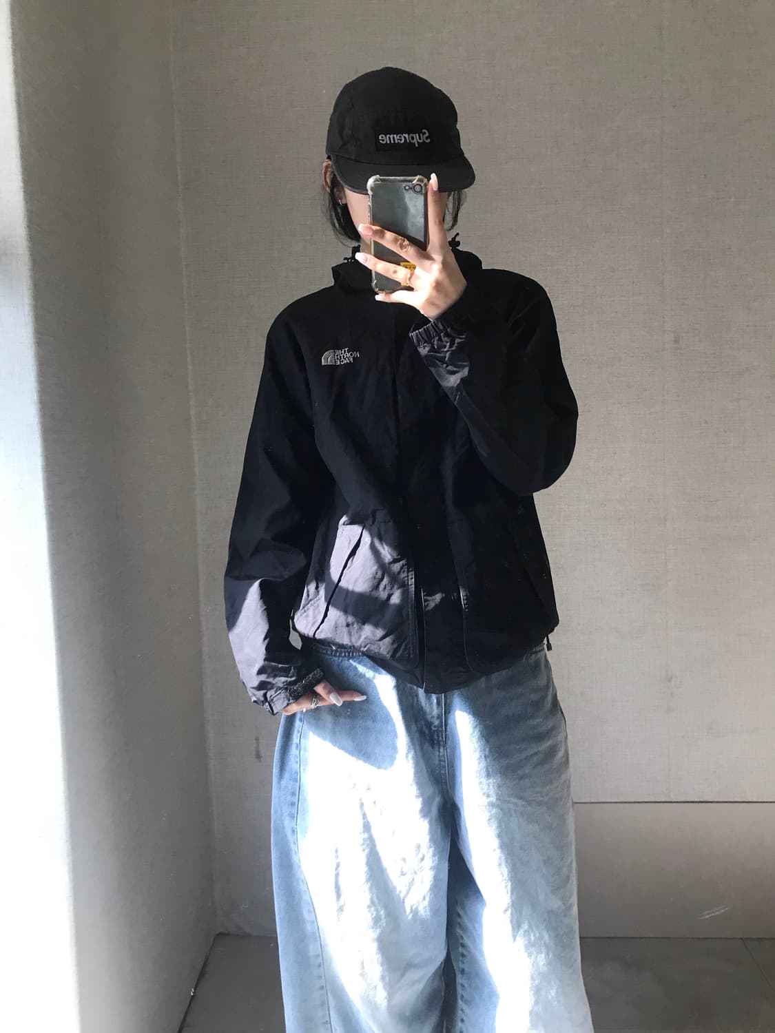 노페 블랙 바람막이 상품이미지5