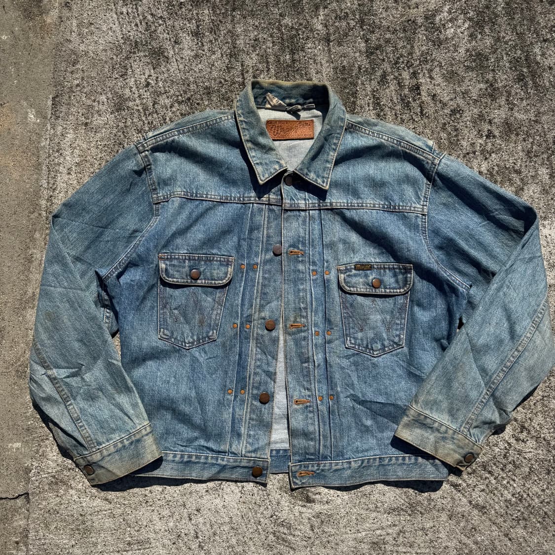 [L] Weangler 랭글러 11MJ 웨스턴 데님 자켓 상품이미지1