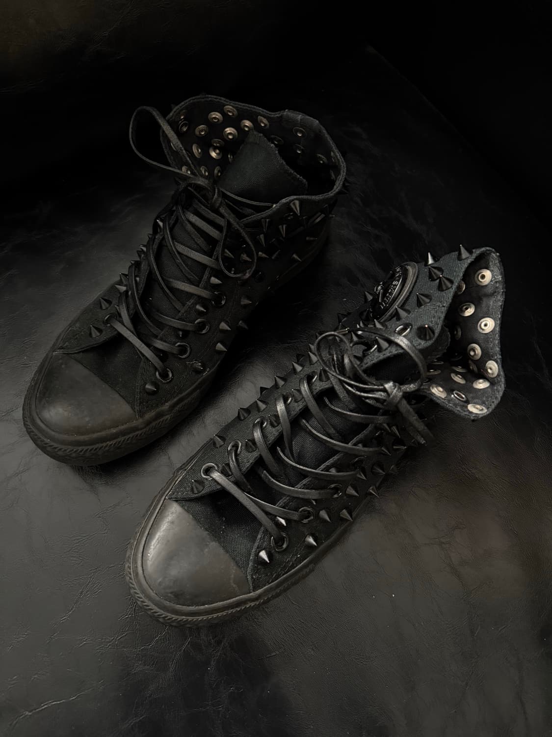 converse x klack smith 스터드 하이탑 스니커즈 상품이미지2