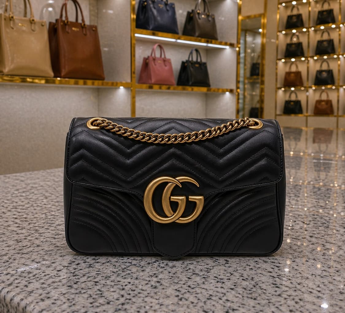 [A급] 구찌 GG 마몽 마틀라세 숄더백 미디엄 판매합니다!!! 상품이미지1