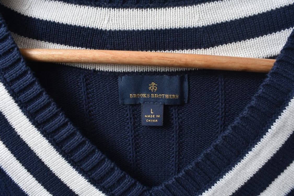 브룩스브라더스 크리켓 코튼 니트 L M0179 상품이미지4