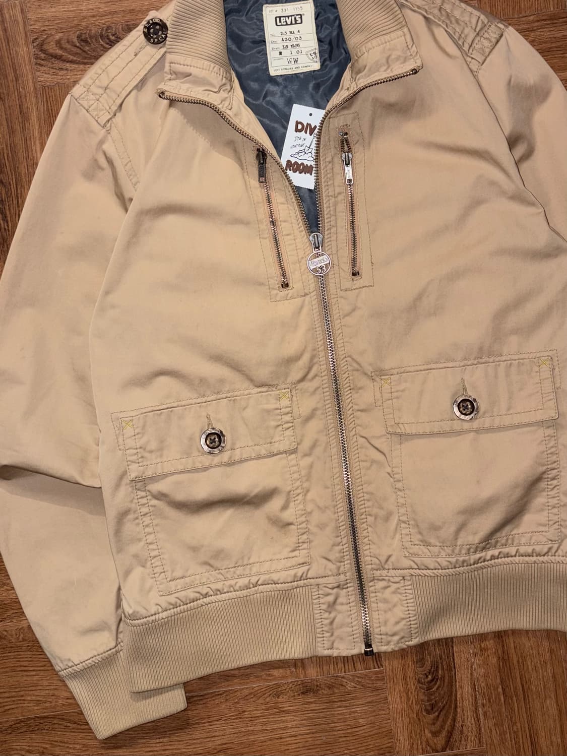 리바이스 밀리터리 블루종 상품이미지4