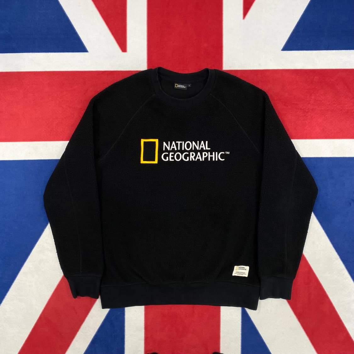 내셔널지오그래픽 플리스 맨투맨 L 상품이미지1