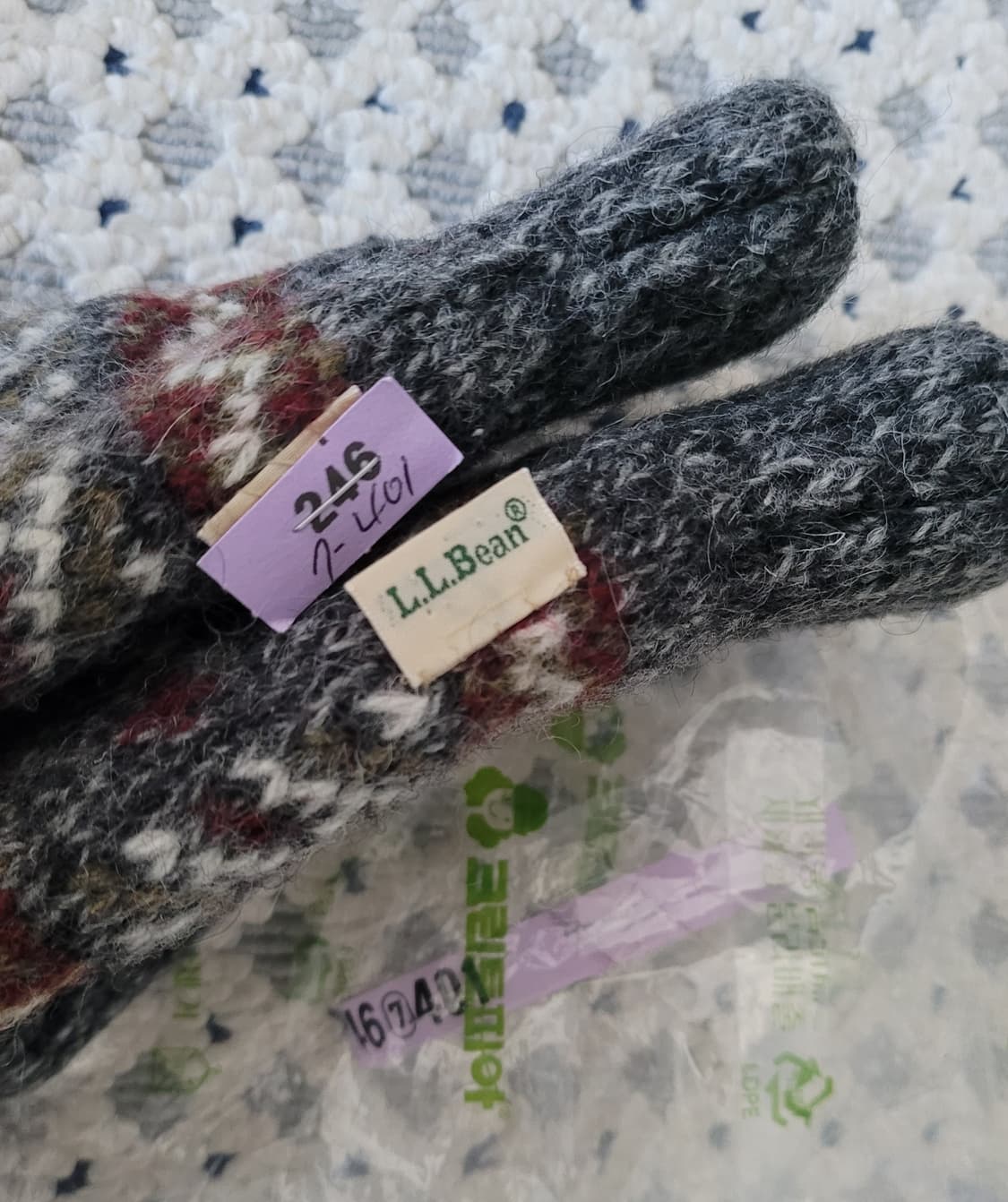 (택포.수수료포함)엘엘빈 공용 울 장갑 상품이미지4