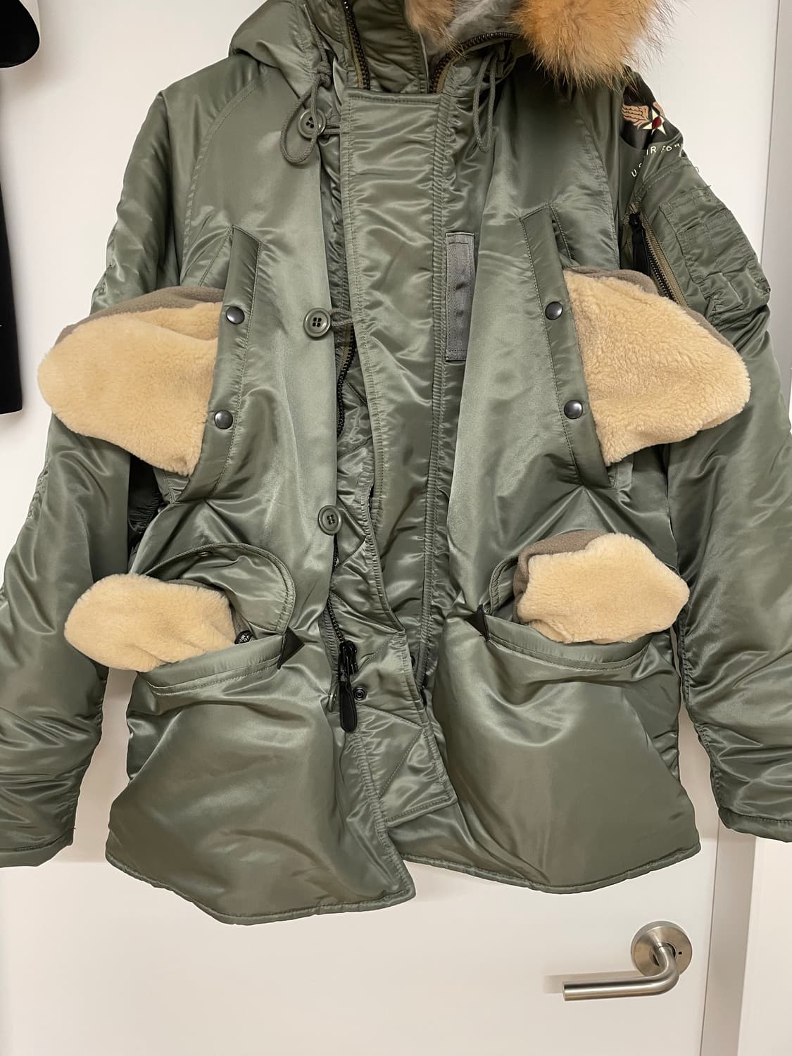 리얼시몬스 , 리얼사이먼스 real simons n3b 파카 L사이즈 상품이미지3