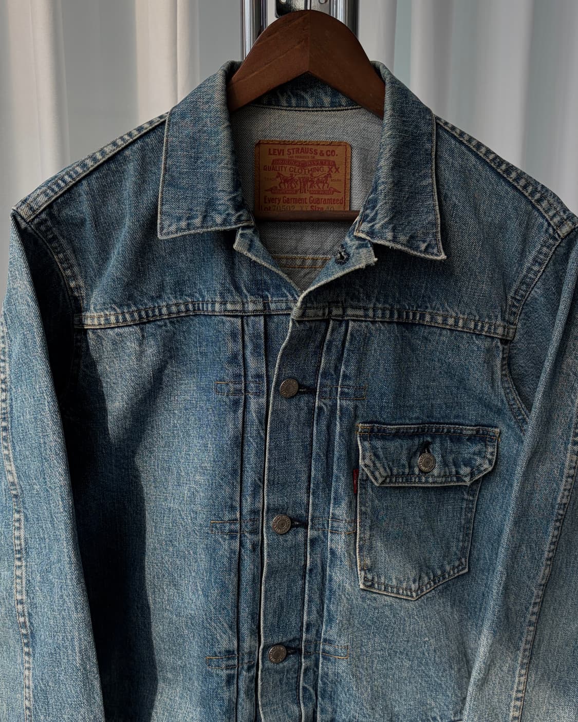 [L]리바이스 LVC JPN 90s 1세대 데님 자켓 70502 XX 상품이미지7