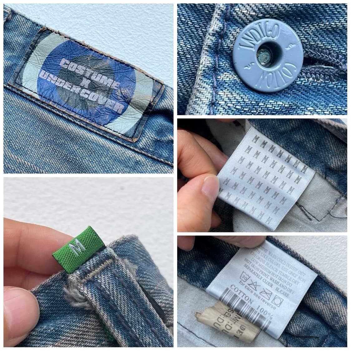 코스튬 x 언더커버 Ripped Denim Jeans 상품이미지10