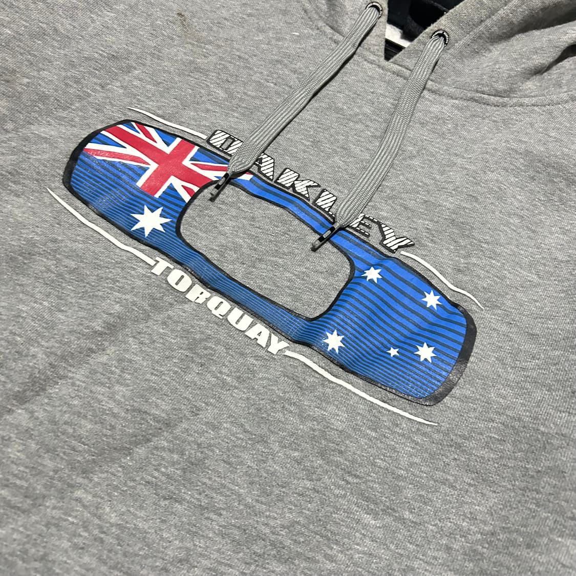 오클리(oakley) 그레이 유니언 잭 로고 후드티  상품이미지4