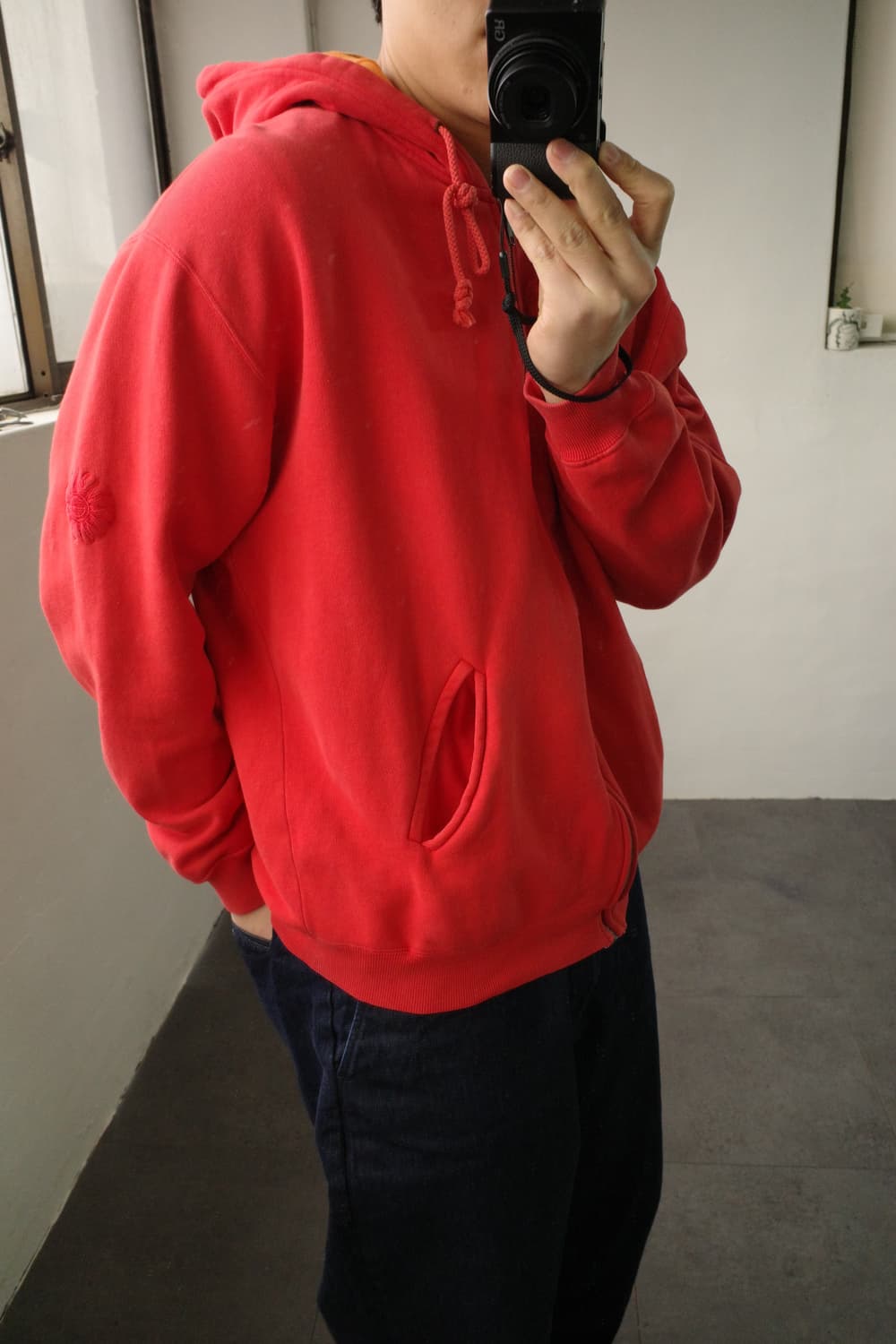 80s 구찌 블랭크 후드 집업 상품이미지4