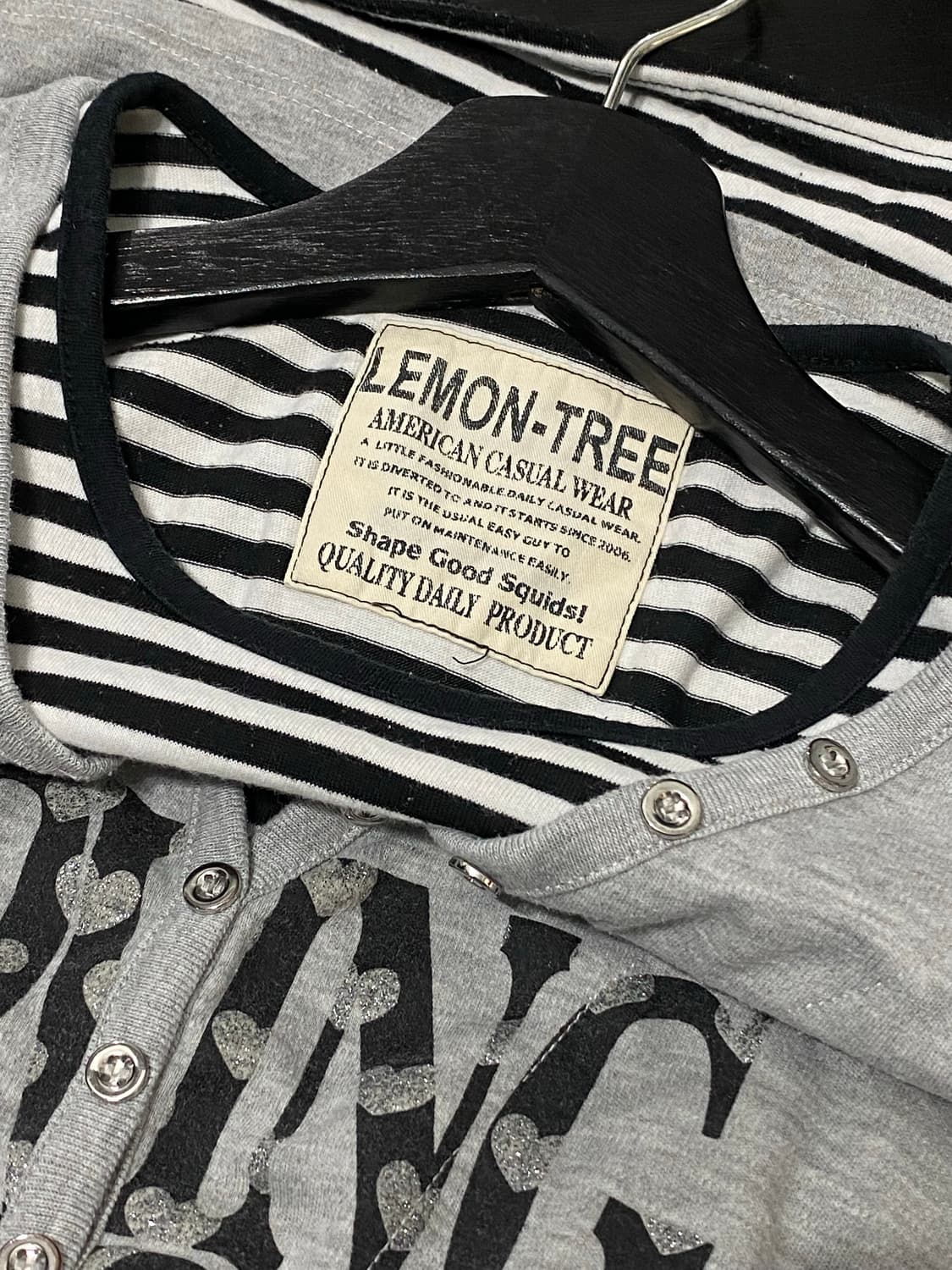 LemonTree 레이어드 디테일 셔링 롱슬리브 상품이미지6