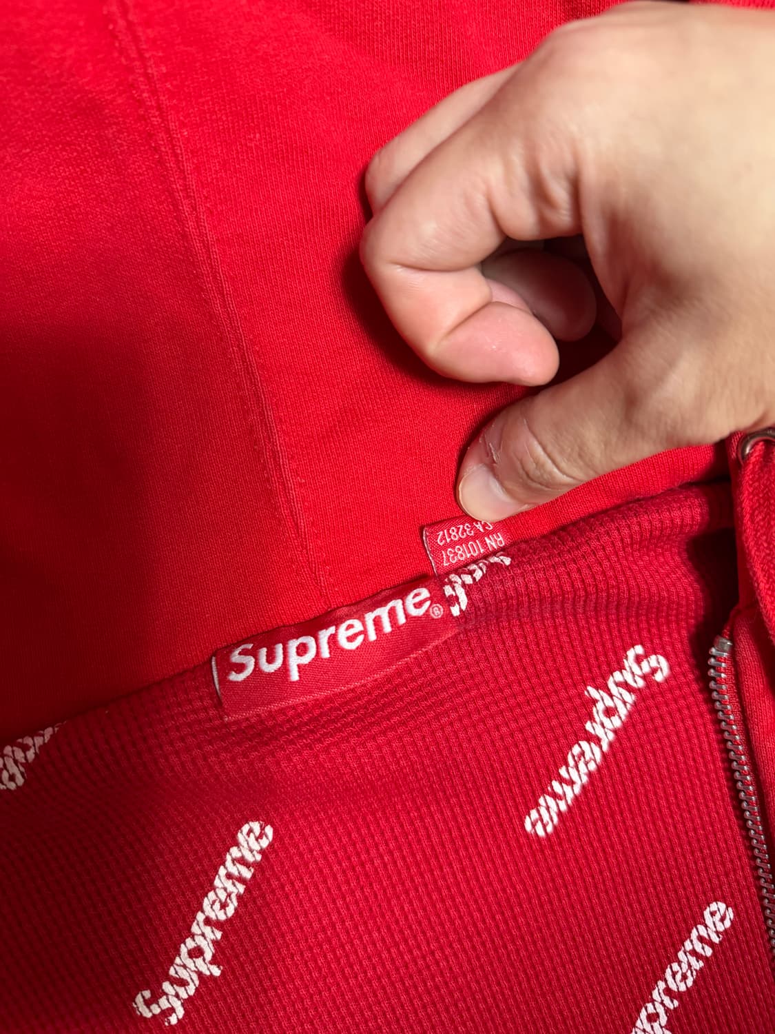 슈프림 오버다이드 박스로고 후드집업 상품이미지5