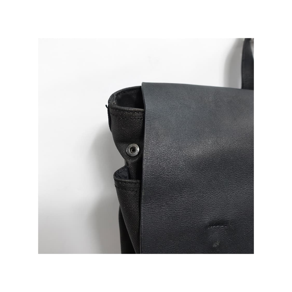 MANDARINADUCK 만다리나덕 코팅 캔버스 레더 백팩 상품이미지6