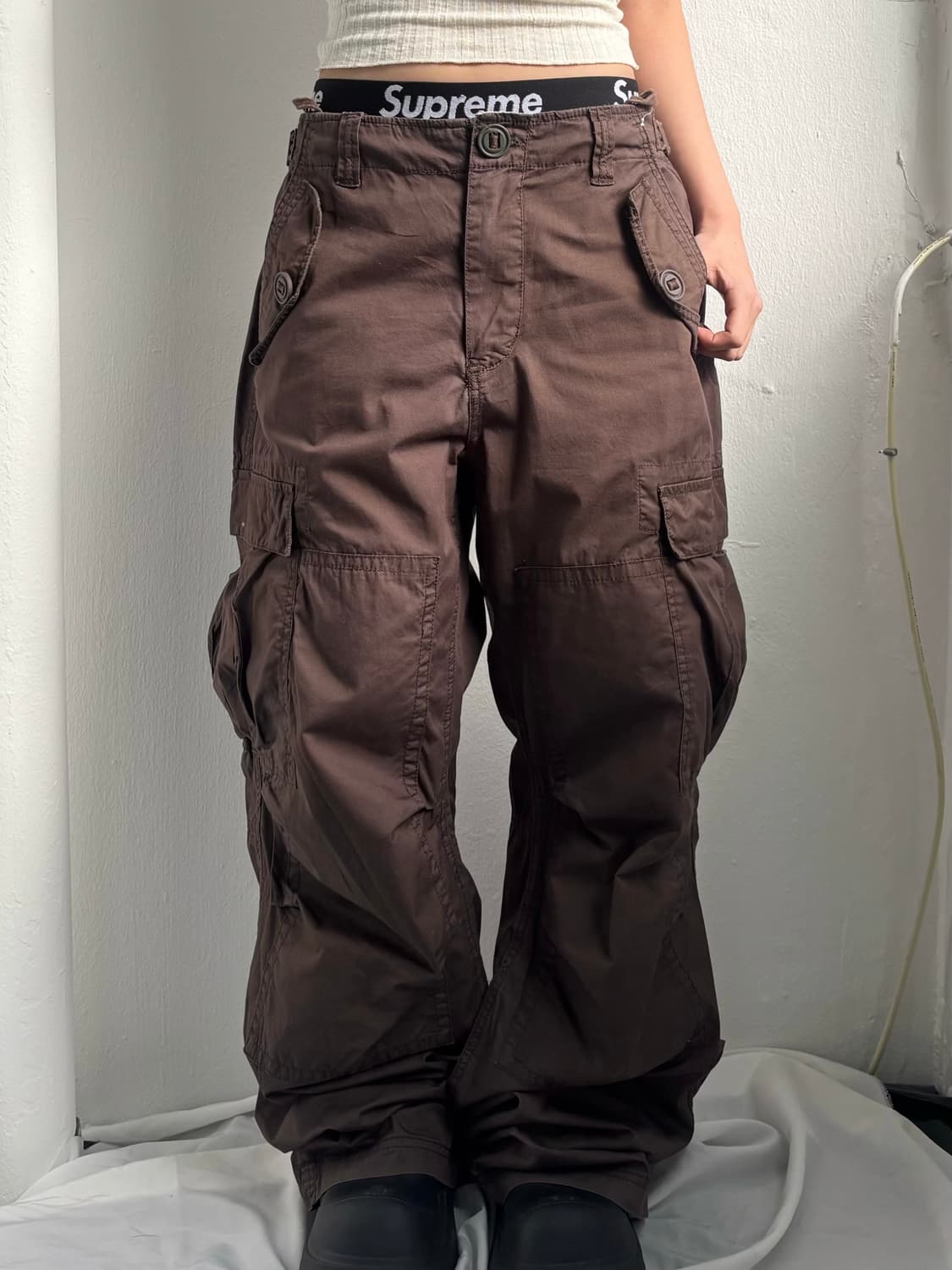 Vintage Brown Cargo Pants 상품이미지1