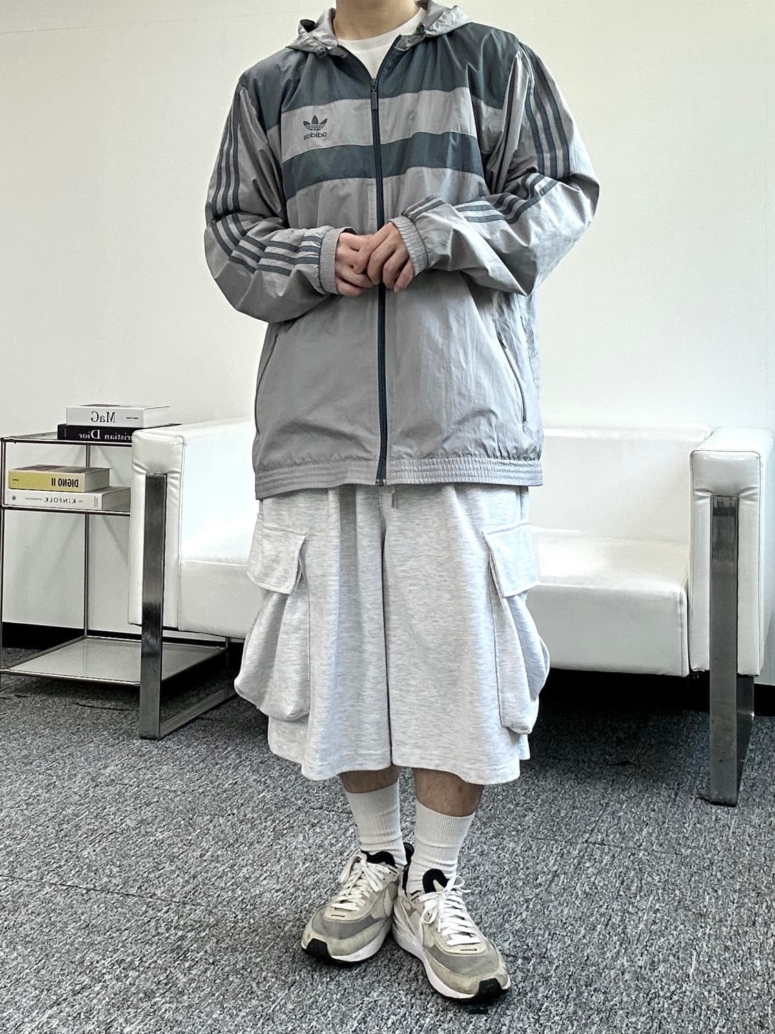 아디다스 00s 올드스쿨 파이어버드 바람막이 L  상품이미지3