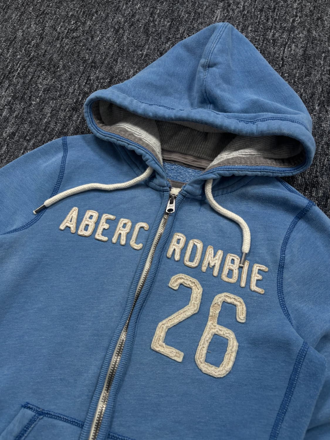 아베크롬비 블루 후드집업  상품이미지4