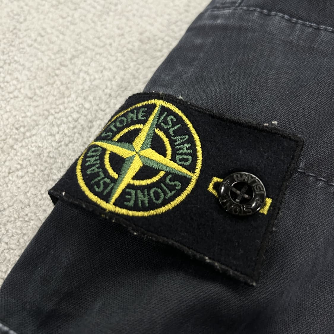 스톤 아일랜드 블랙 신형 카고 바지 L 상품이미지6