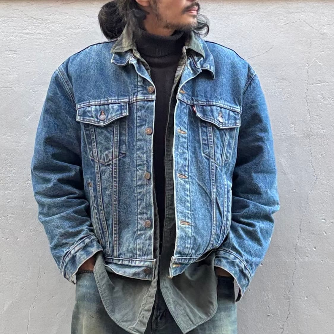 90년대 미국 리바이스 70505 블랭킷 데님 트러커 자켓 상품이미지9