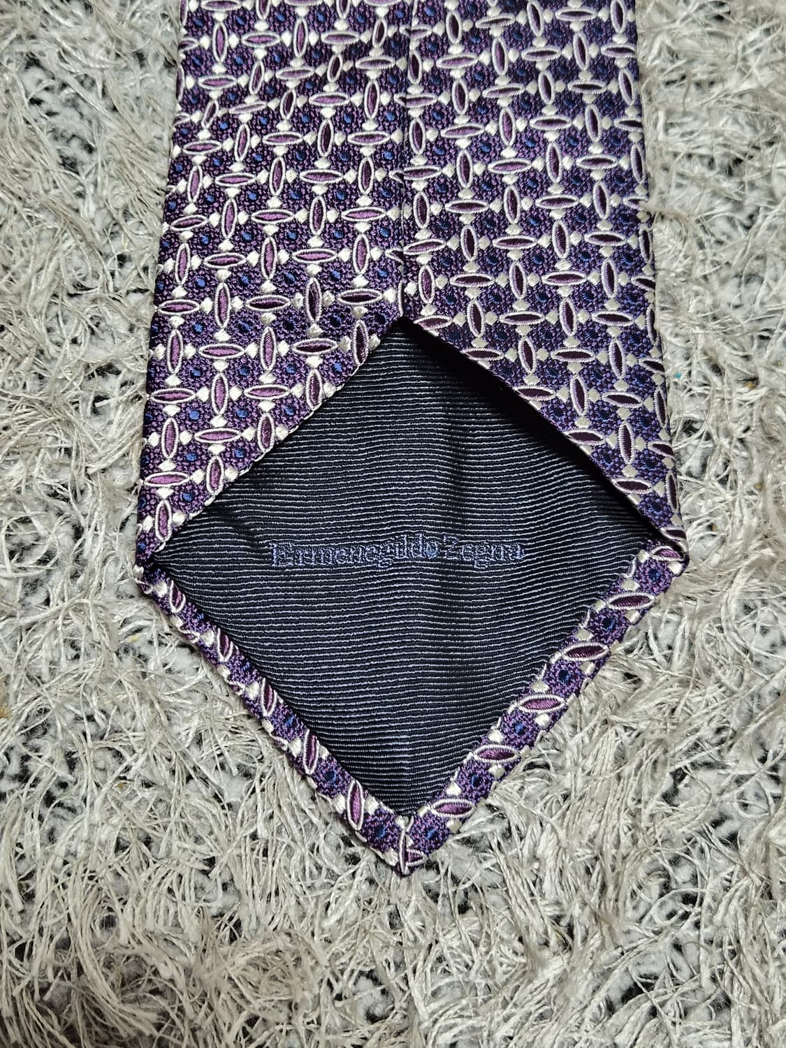 에르메네질도제냐Zegna 패턴 넥타이 Free - N75 상품이미지3