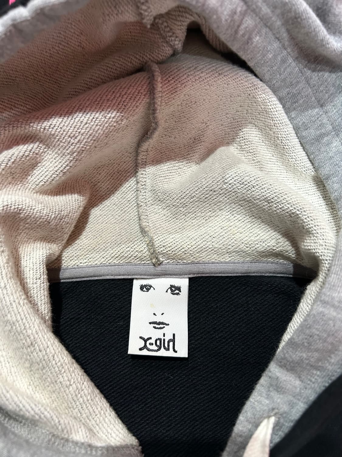 X-girl hooded zip up 엑스걸 더블 후드 디테일 후드집업 상품이미지3