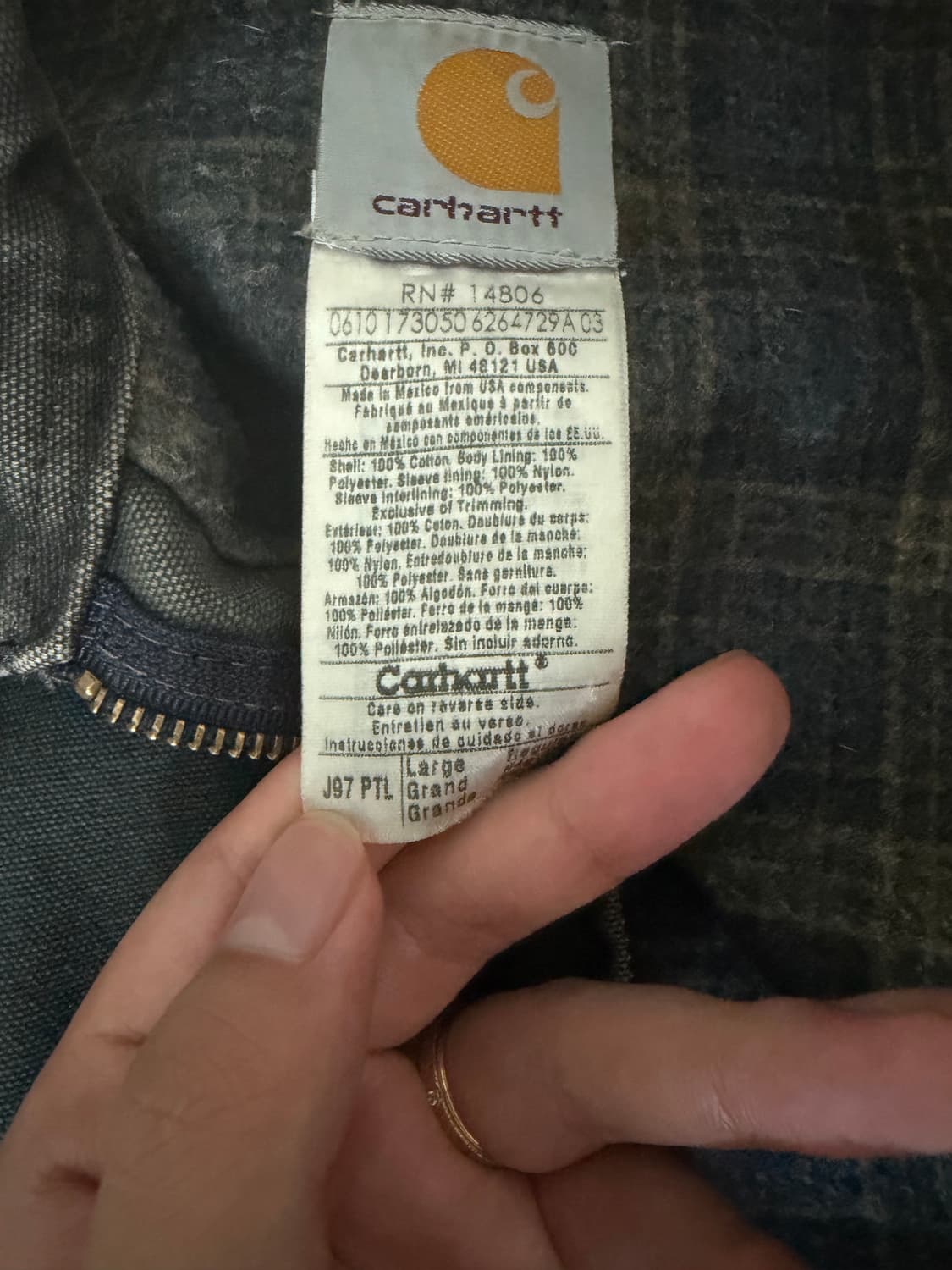Carhartt J97 PTL (L) 상품이미지4