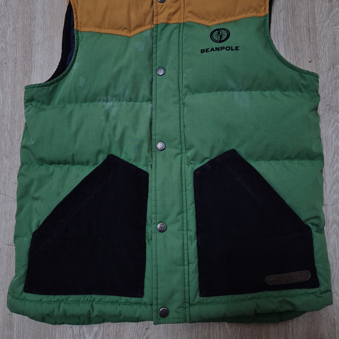 빈폴 아웃도어 배색 덕다운 패딩조끼 M(95) 상품이미지3