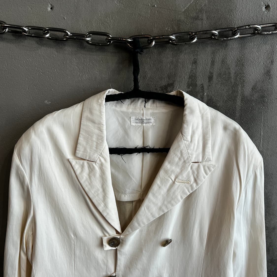 80s 요지 야마모토 더블 브레스티드 자켓 상품이미지3