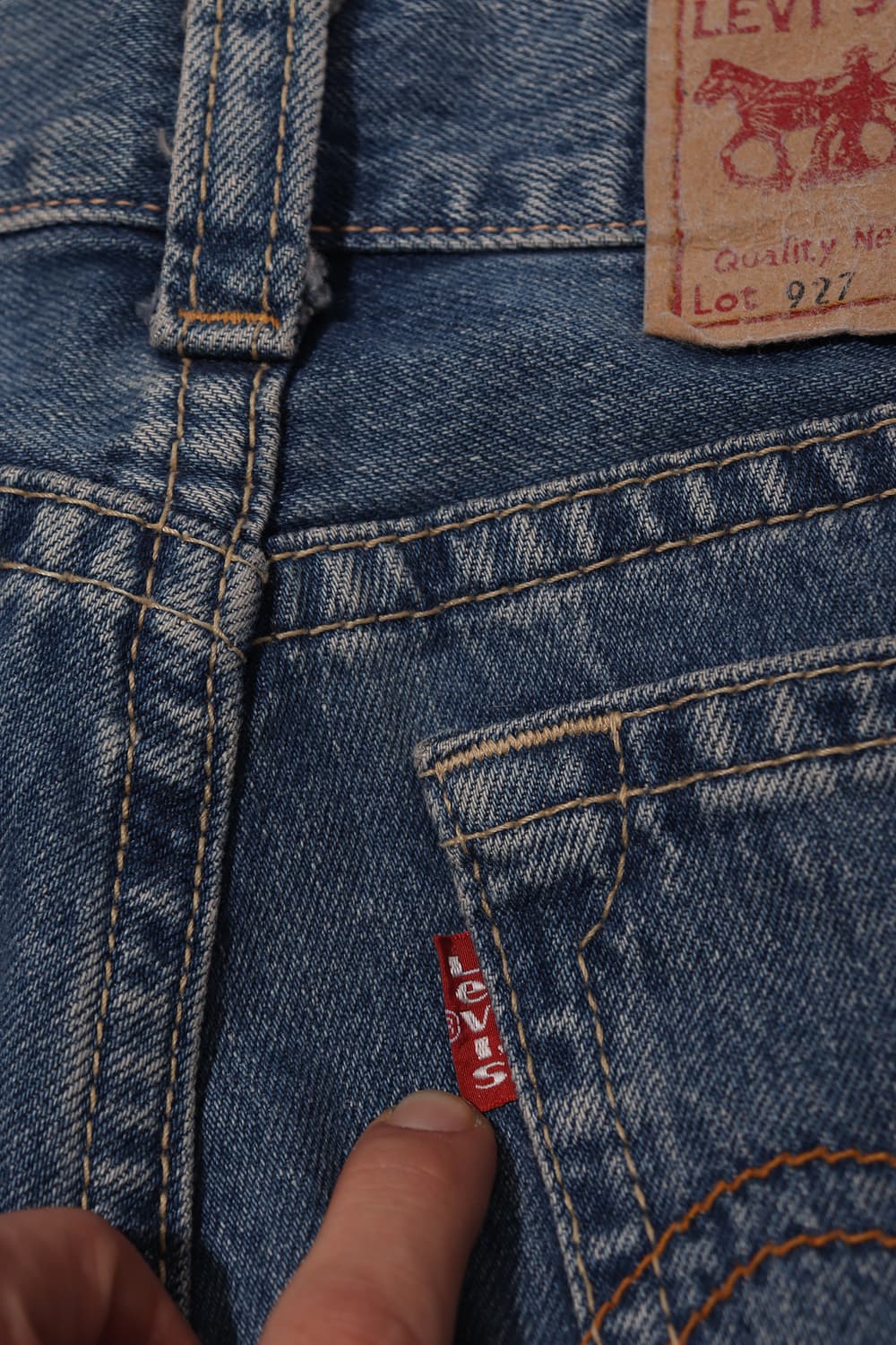 LEVIS 927 로우라이즈 부츠컷 데님 팬츠 women 26 상품이미지9