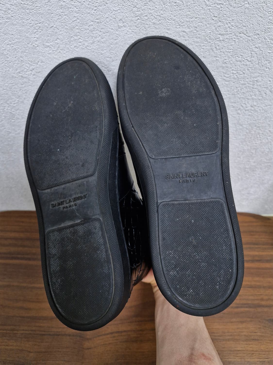 [40] SLP 생로랑 SL10H 크로커다일 가죽 하이탑 스니커즈 상품이미지10