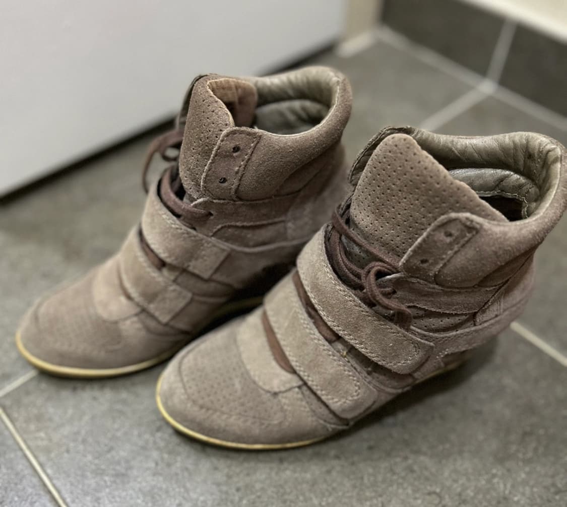 아쉬 웨지힐 스니커즈 브라운 상품이미지3