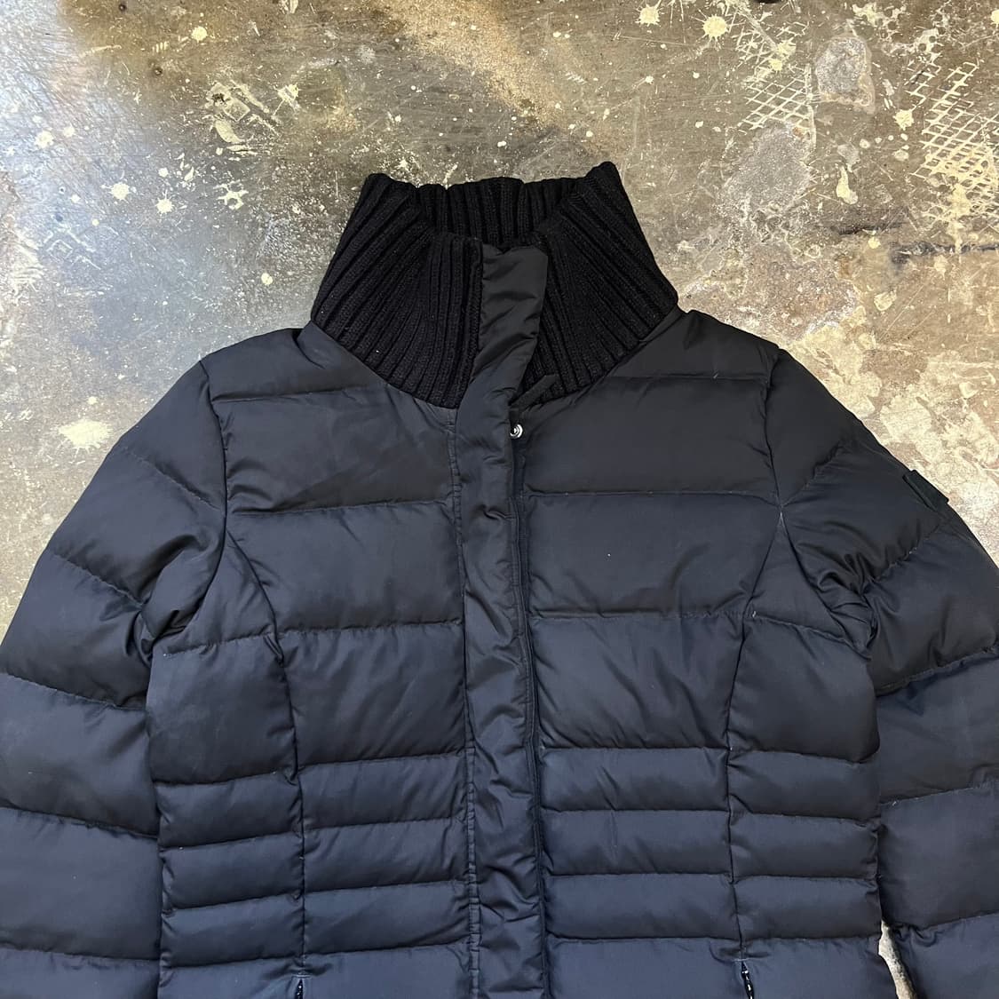 S) 노스페이스 덕다운 하프패딩점퍼 오리털 롱패딩 자켓 상품이미지2