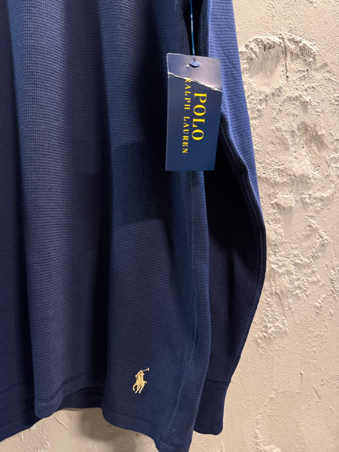 폴로 랄프로렌 와플 텍스처 슬리프웨어 롱슬리브 네이비 XL 상품이미지2