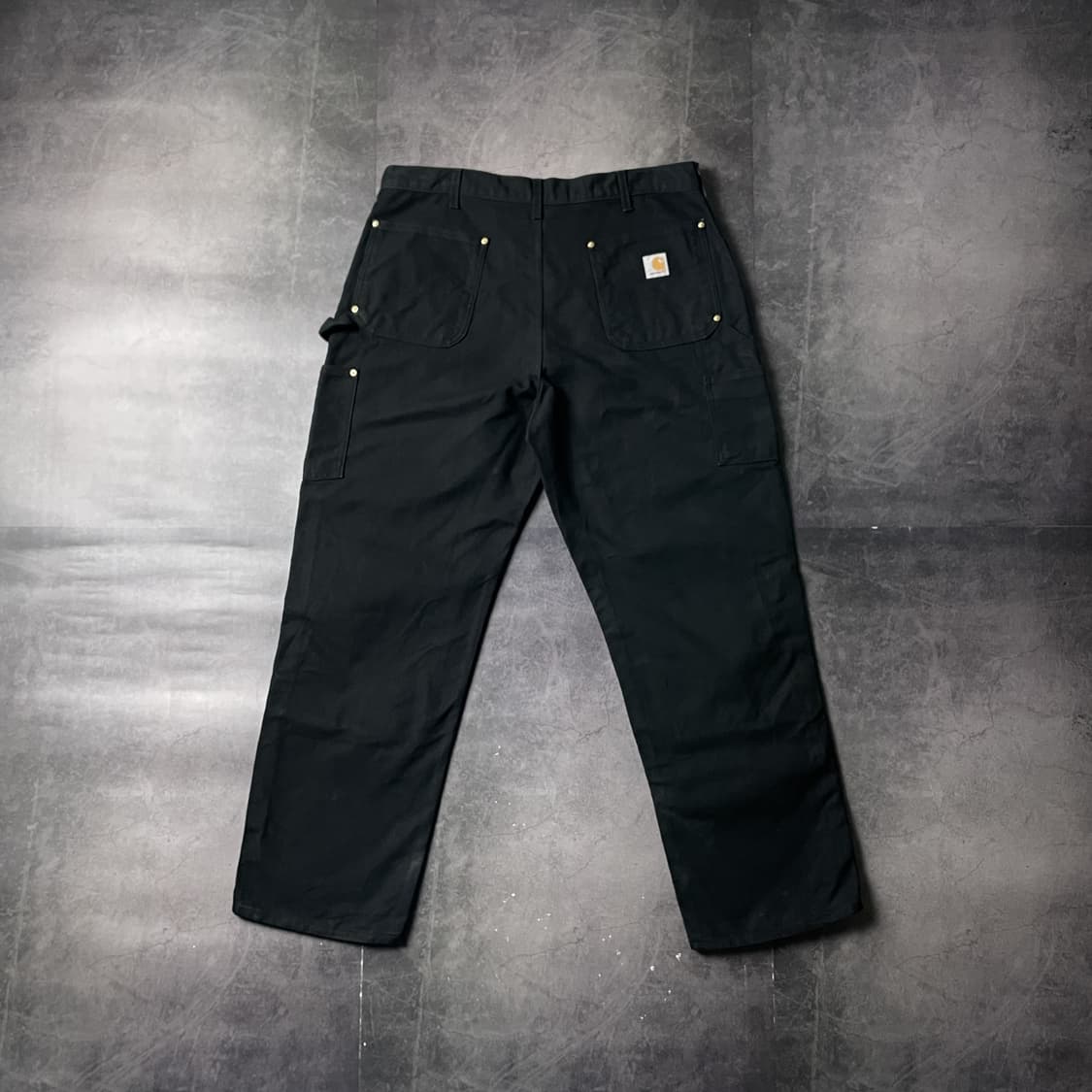 CARHARTT 칼하트 B01 블랙 더블니 카펜터 워크 팬츠 A00839 상품이미지7