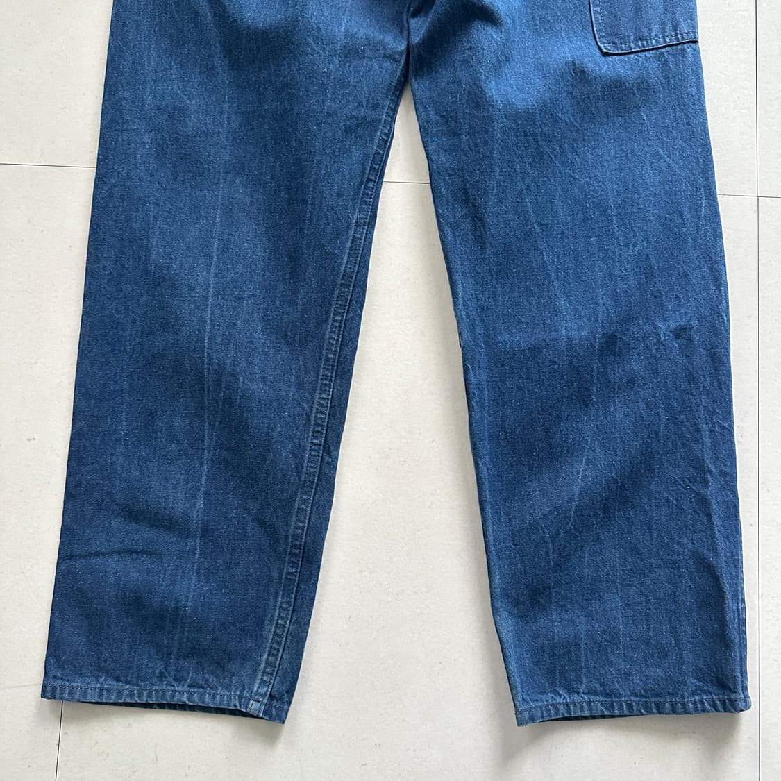 미 해군 USN 데님 복각 더블락 데님 워크 팬츠 월계수 버튼  상품이미지7