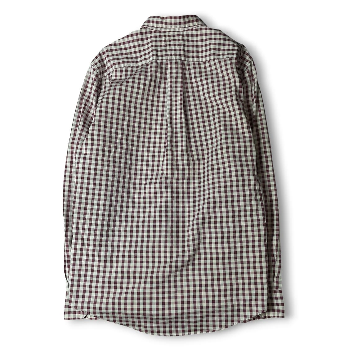 타미힐피거 퍼플핑크 체크 커스텀핏 긴팔 셔츠 L 상품이미지3