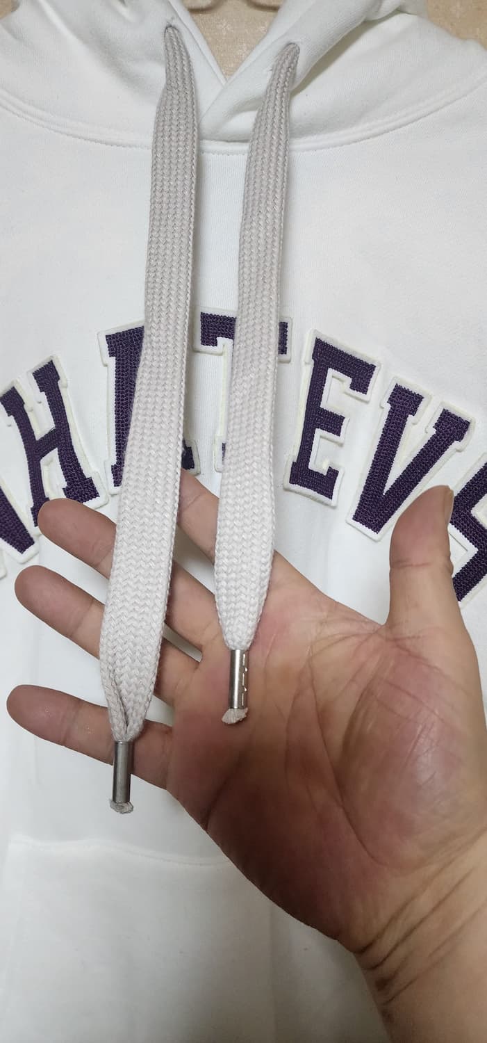 fmj 남성 오버핏 기모안감 후드티셔츠 새거! L사이즈 상품이미지5