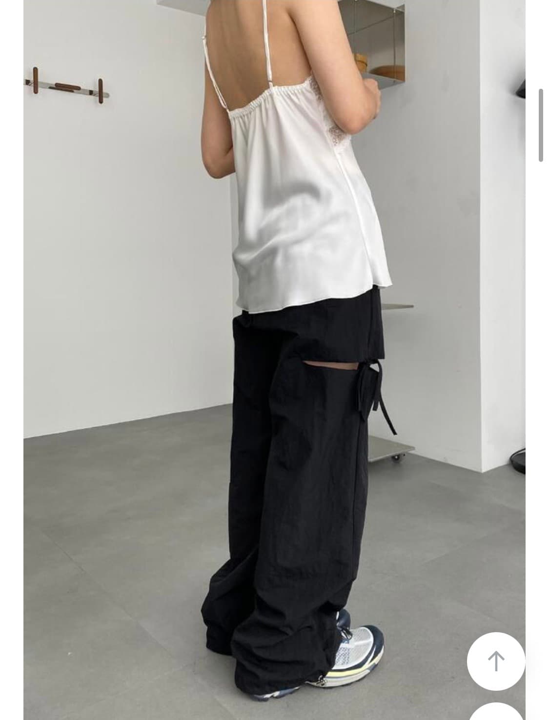 어나더랭귀지 side ribbon silt pants 상품이미지2