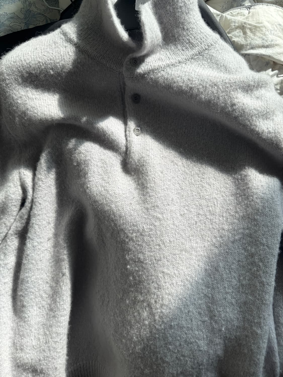 포터리 헤어리 그레이 니트 상품이미지5