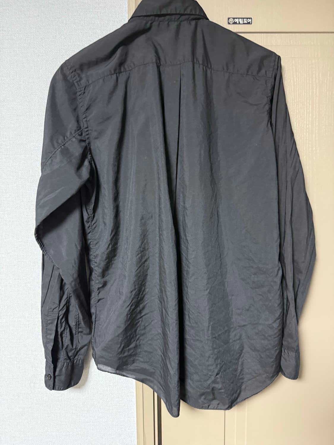 꼼데가르송 블랙 프릴 디테일 셔츠 상품이미지2