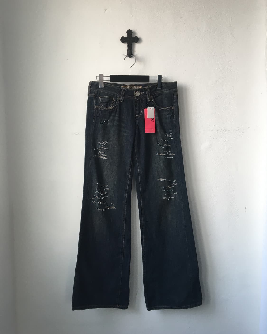 Damage point denim pants 상품이미지1