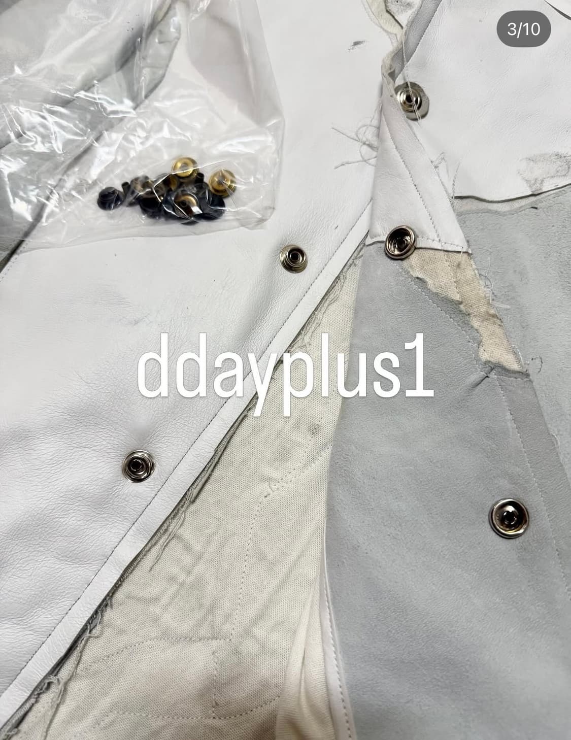 잠바렛 - 24FW 문스타 레더 프로토로지컬 아크타입 셔츠 자켓 상품이미지4