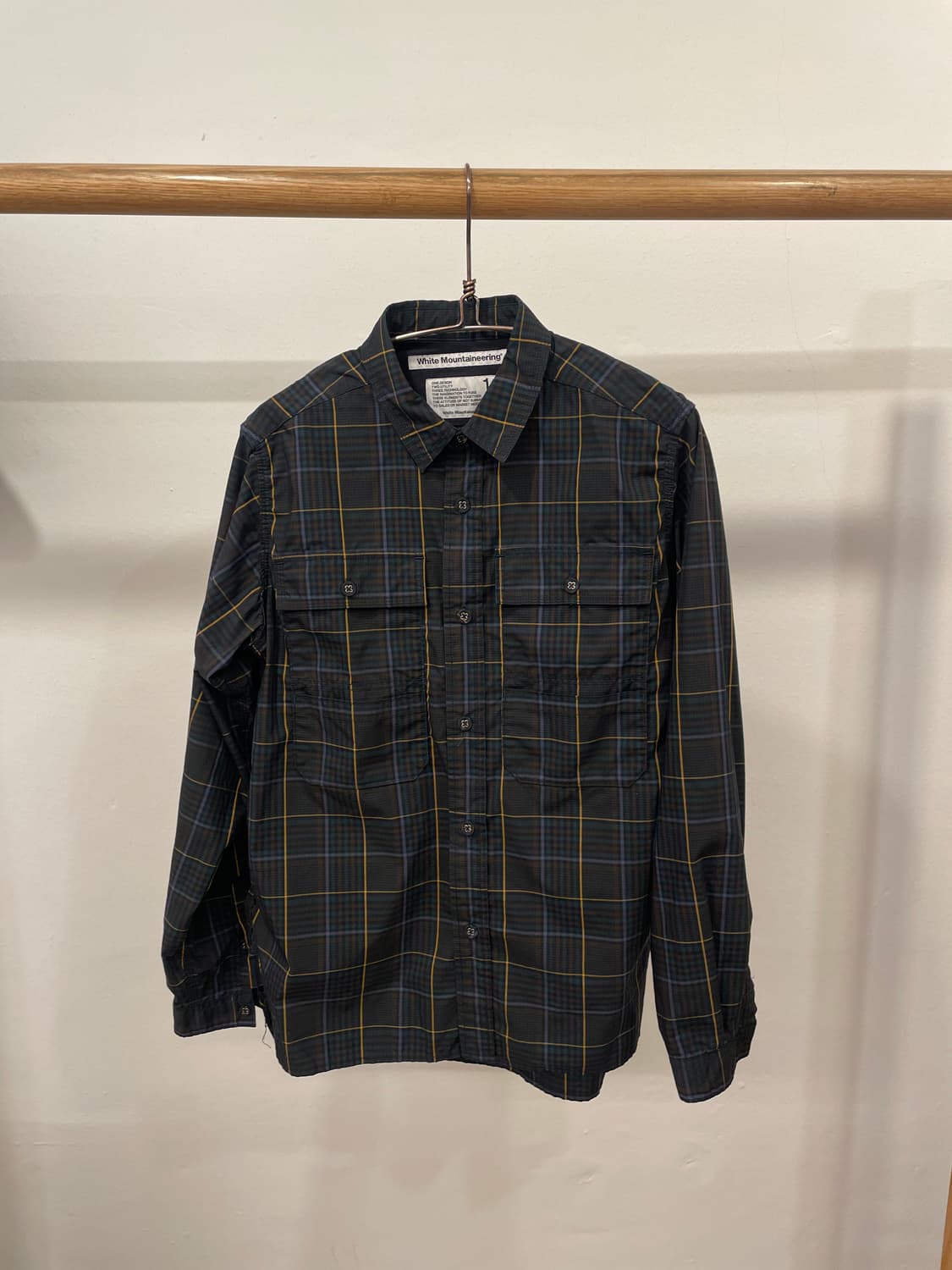 WHITE MOUNTAINEERING check shirt 상품이미지1