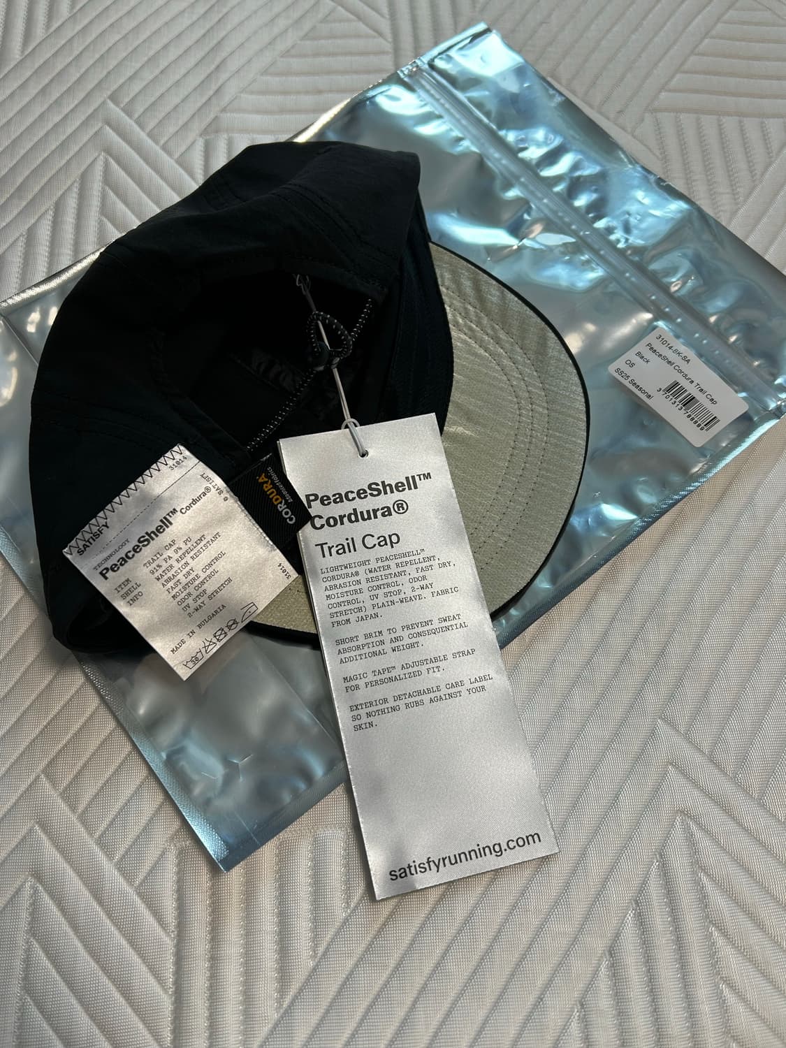 새제품)새티스파이 PeaceShell™ Cordura® Trail Cap 상품이미지2