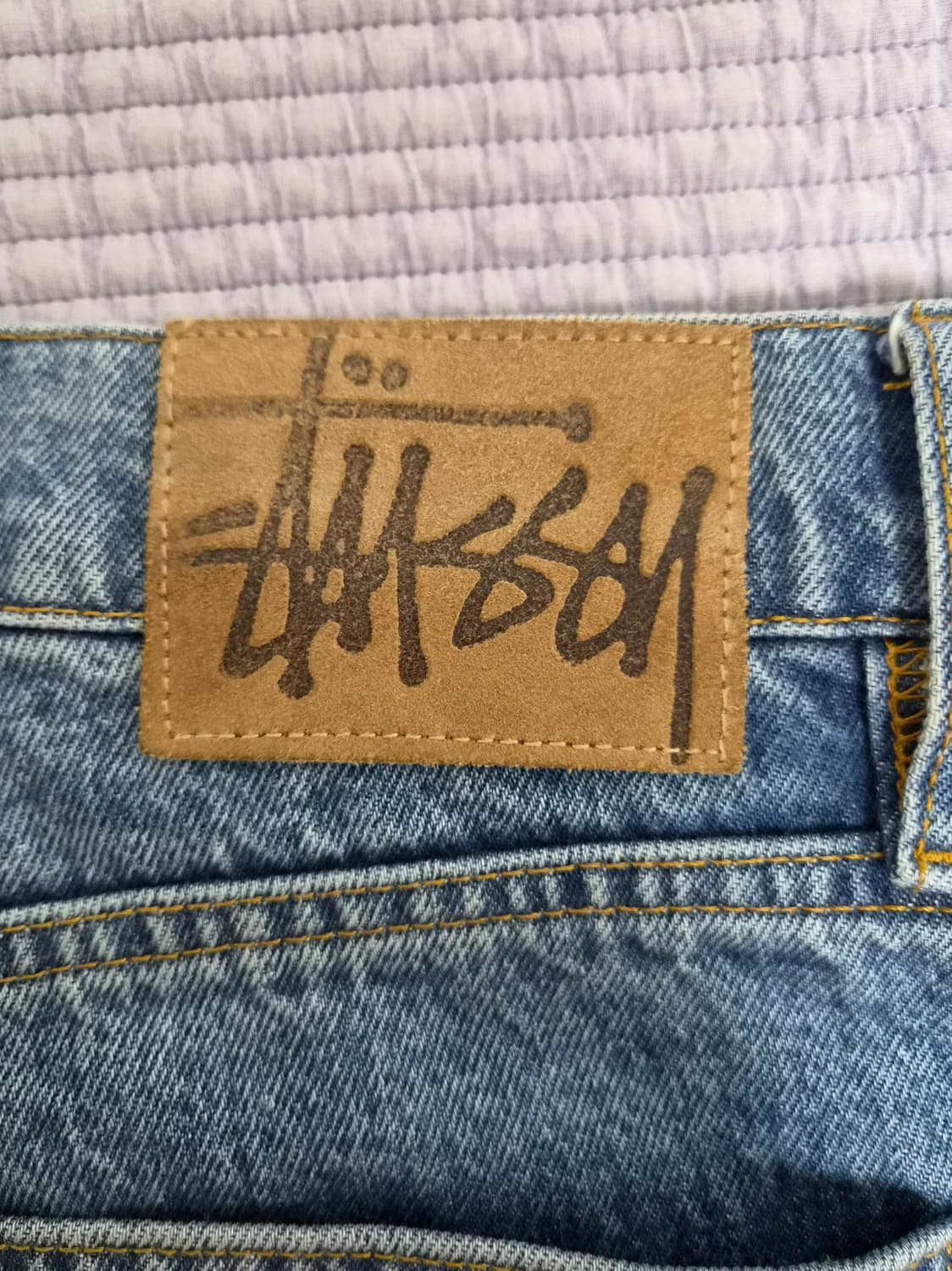 스투시 빅올진 워시드 블루 32 상품이미지5
