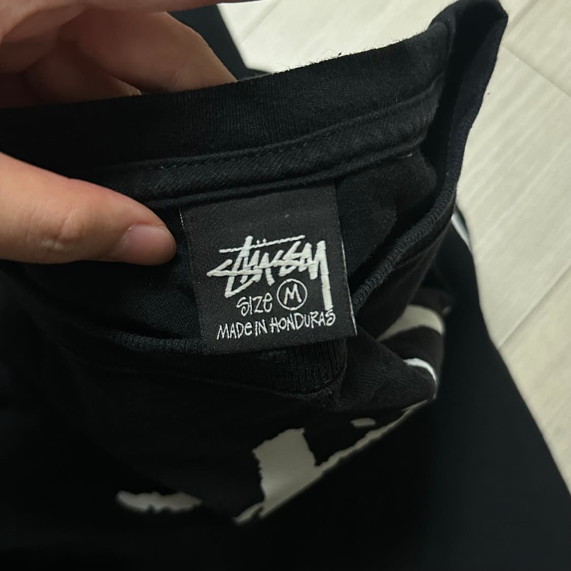 스투시 월드투어 반팔티셔츠 블랙 M 상품이미지4
