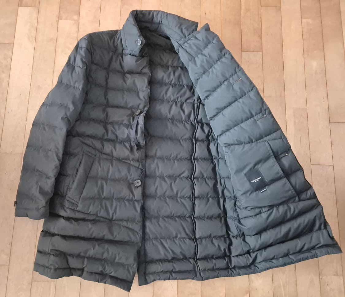 패딩 레이어드 코트 상품이미지5